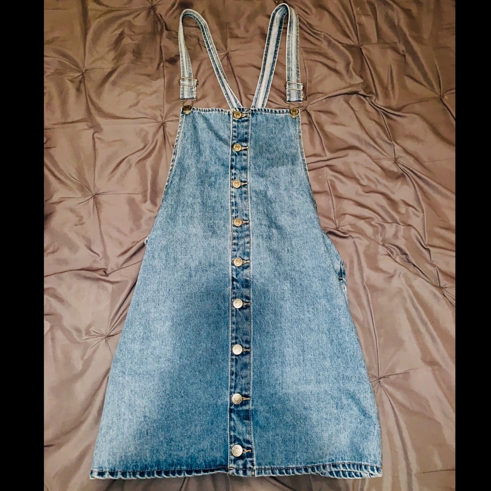 Denim Overall Dress